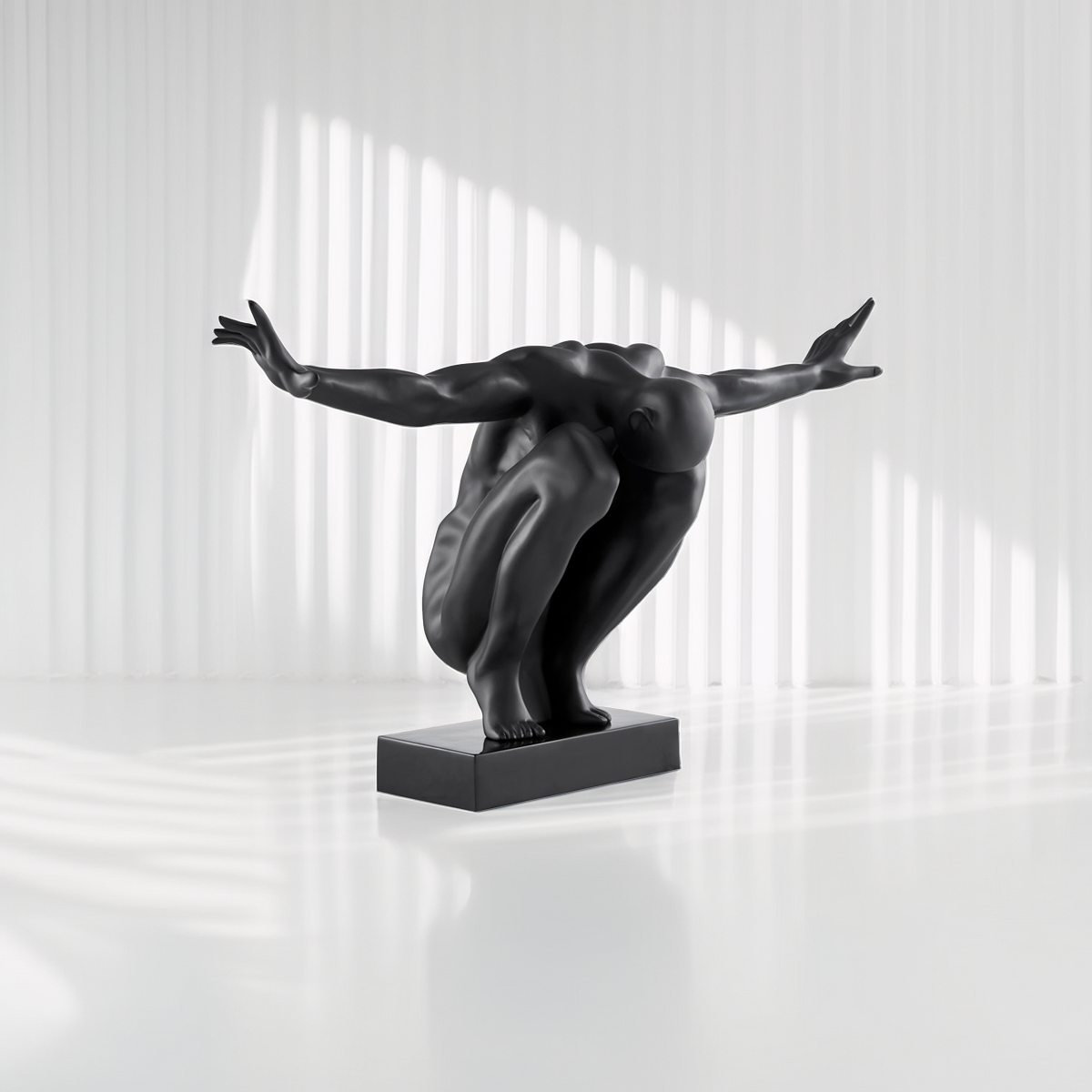 Atlet Soyut Sanat Heykeli