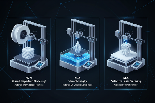FDM vs SLA vs SLS — Baskı Teknolojilerinin Karşılaştırması