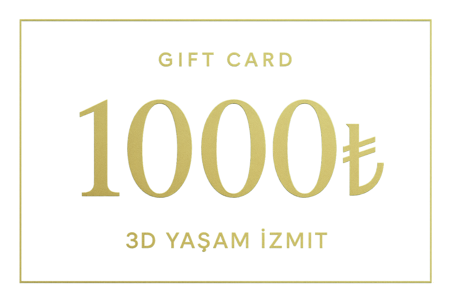 1000₺ Hediye Kartı