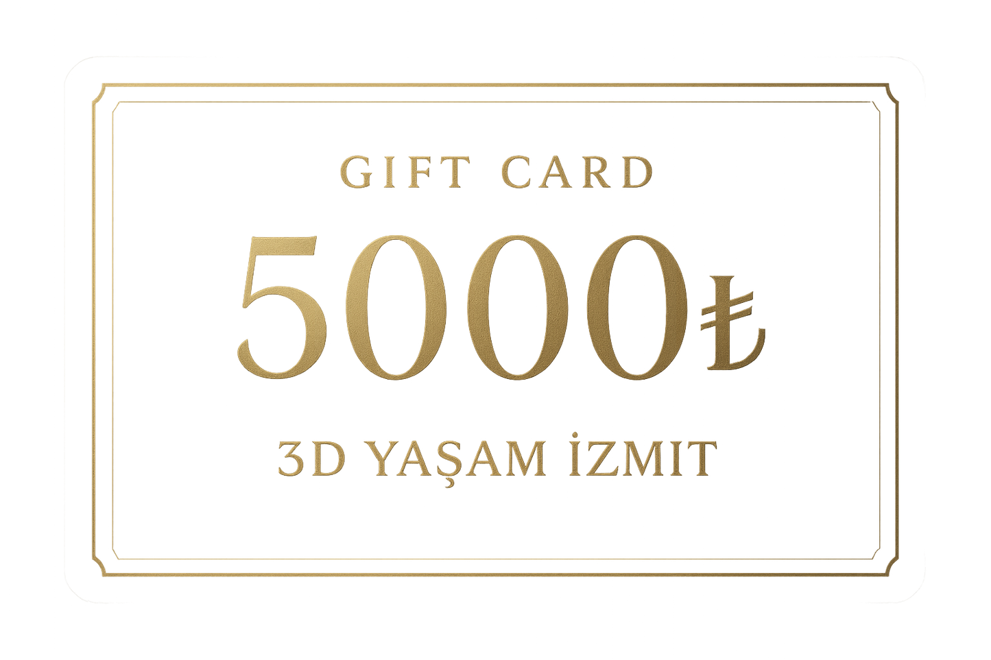 5000₺ Hediye Kartı