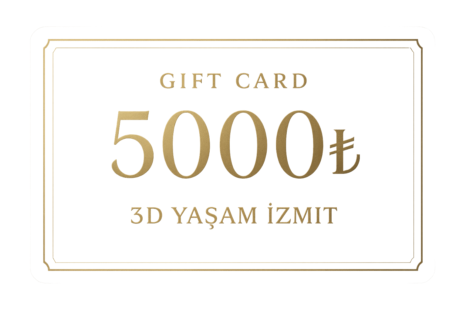 5000₺ Hediye Kartı