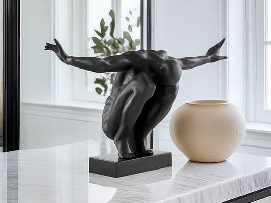 Atlet Soyut Sanat Heykeli