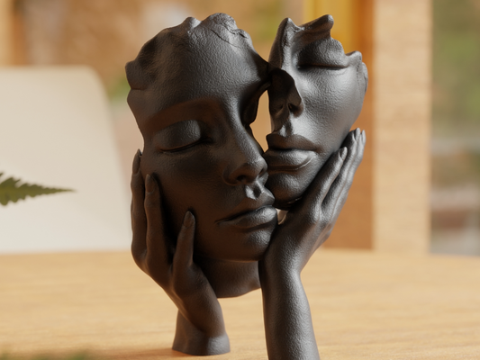 Ethereal Embrace - Modern Soyut Sanat Heykeli