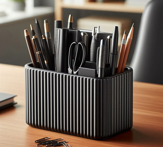 Modern Oluklu Dizayn Ofis Organizer